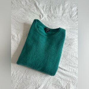 Talbots Pure Cashmere Green sweater